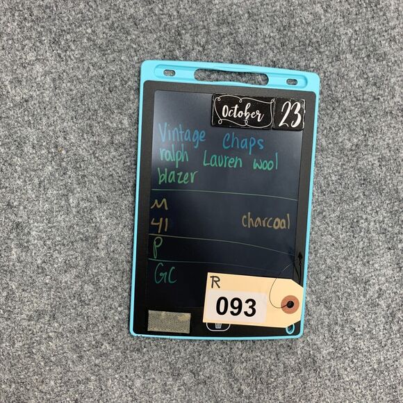 Vintage Ralph Lauren Chaps Blazer Mens 41 Charcoal Wool Two Button Sport Coat - Picture 12 of 13